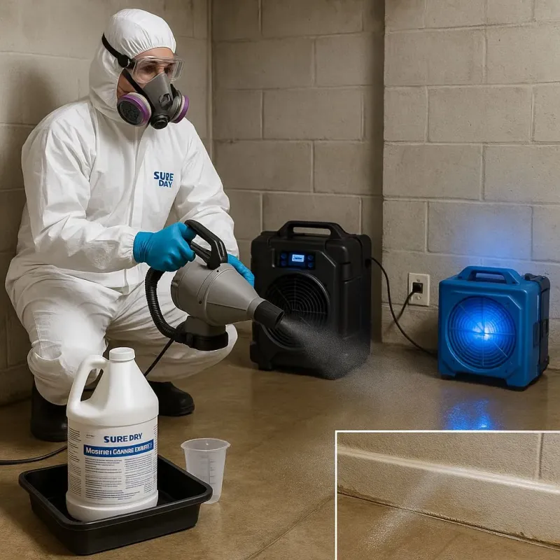 Sanitization and Odor Removal process in Elmwood, LA
