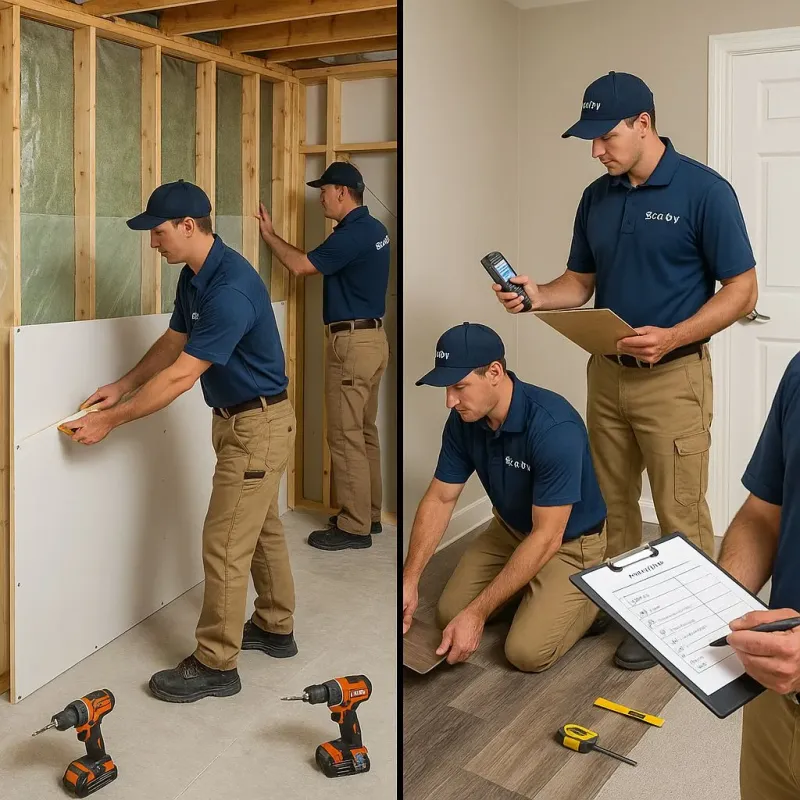 Repairs and Reconstruction process in Elmwood, LA