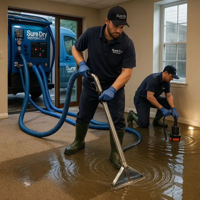 Water Extraction and Removal process in Elmwood, LA